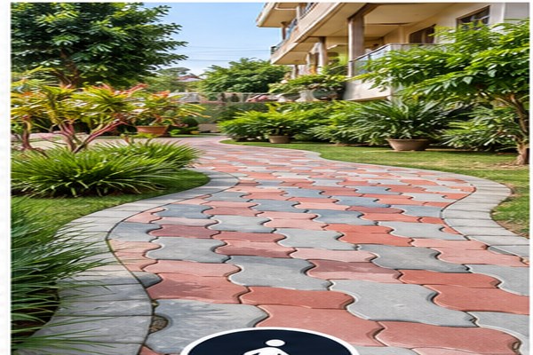 Paver pathway construction application